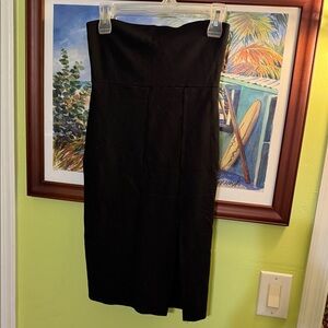 Black Cotton Mini Dress